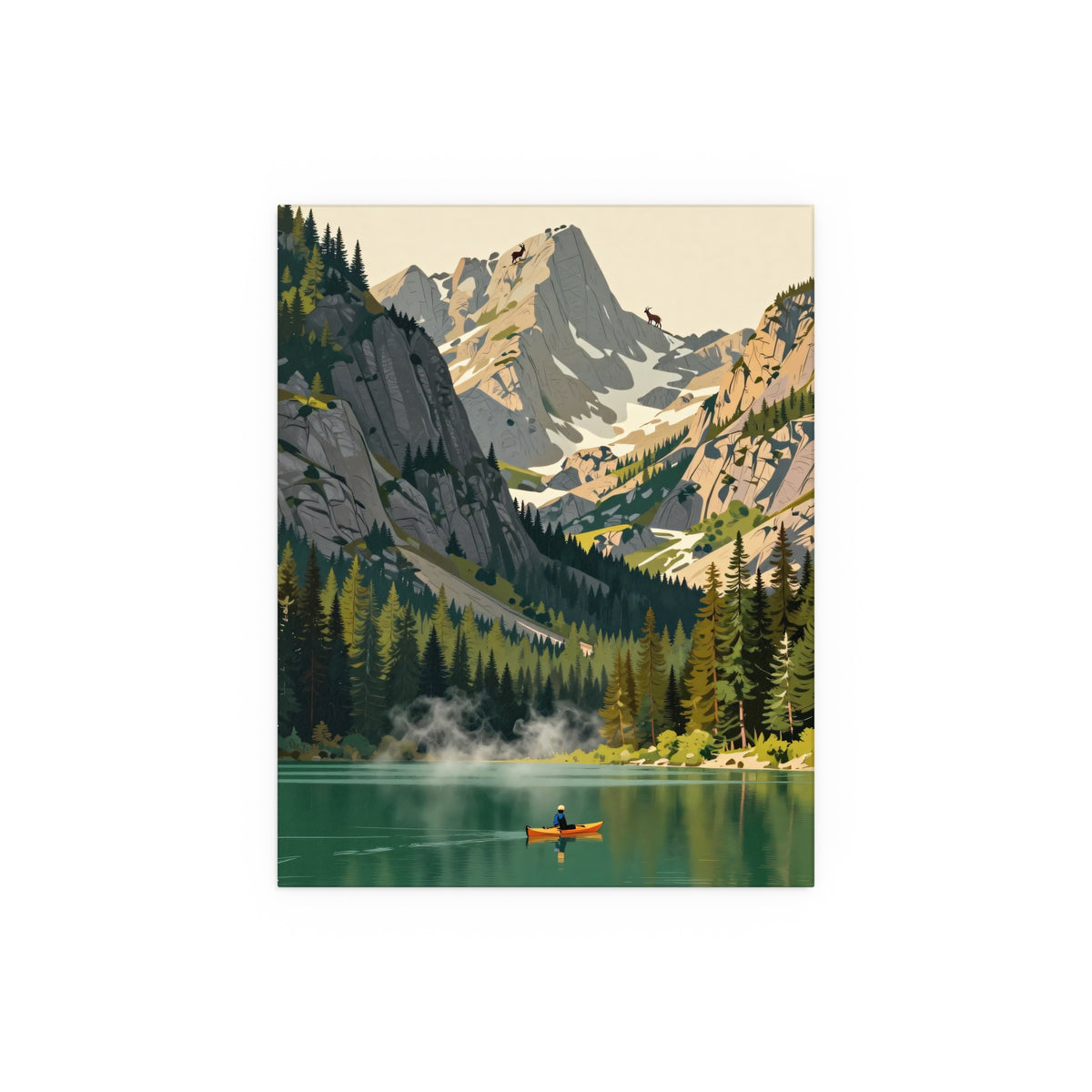 Serene Summit Reflections