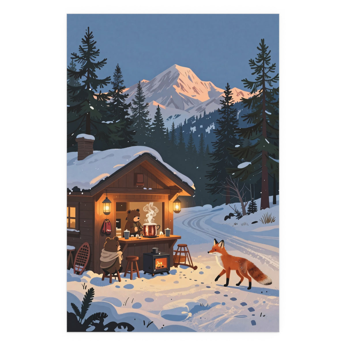 Winter's Warmth Abode