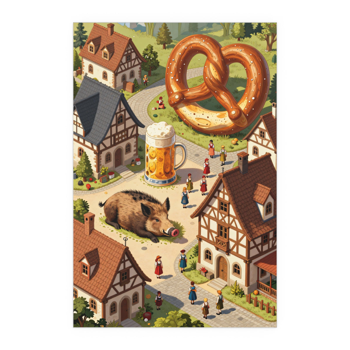Oktoberfest Bavarian Village Delight