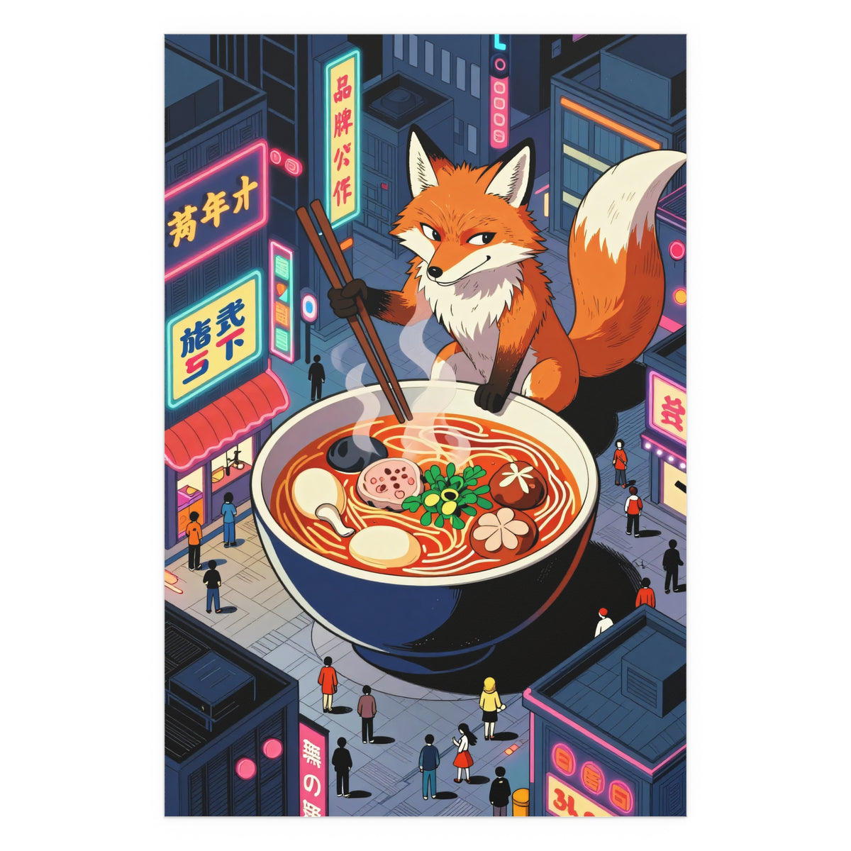 Urban Fox's Nighttime Snack