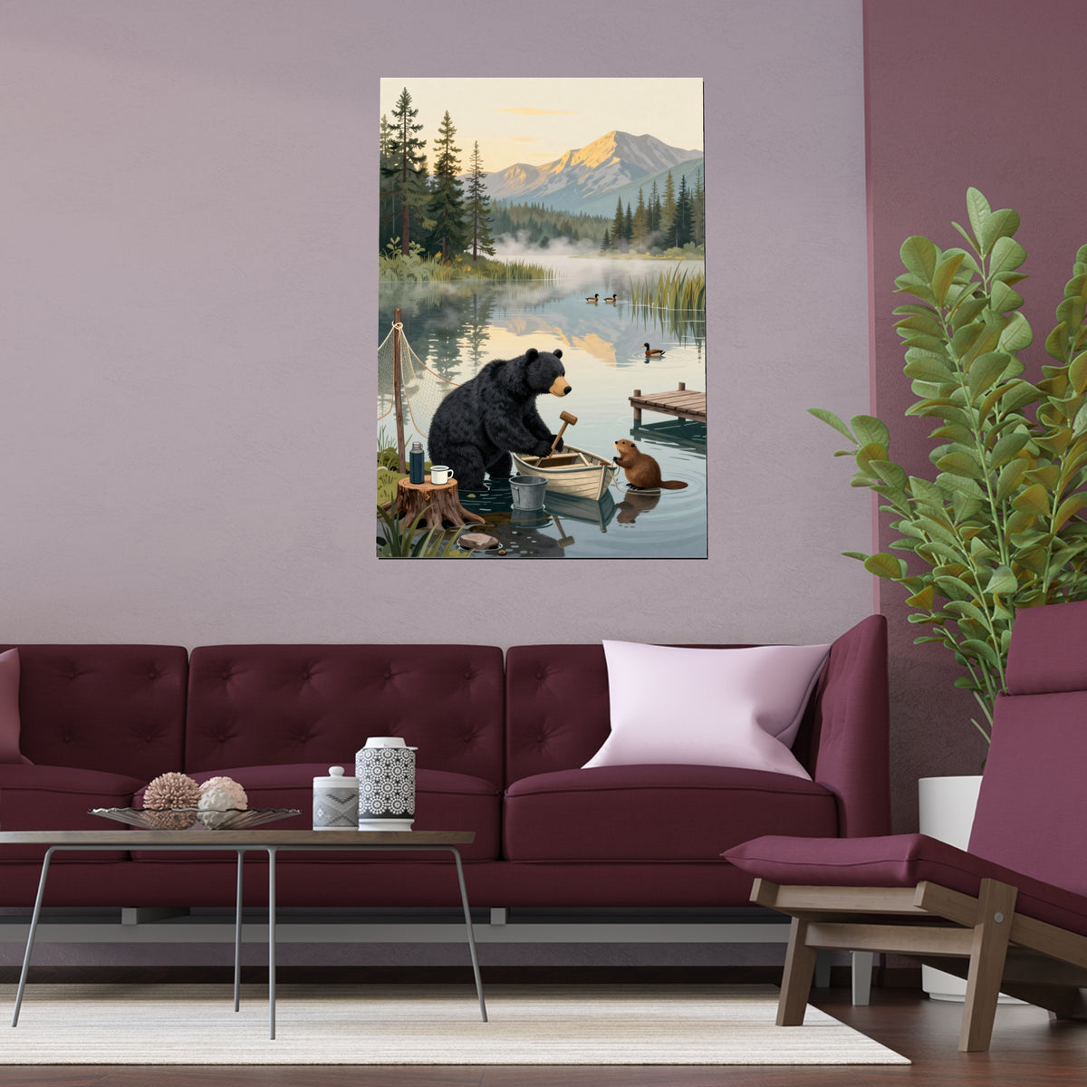 Mountain Lake Serenity