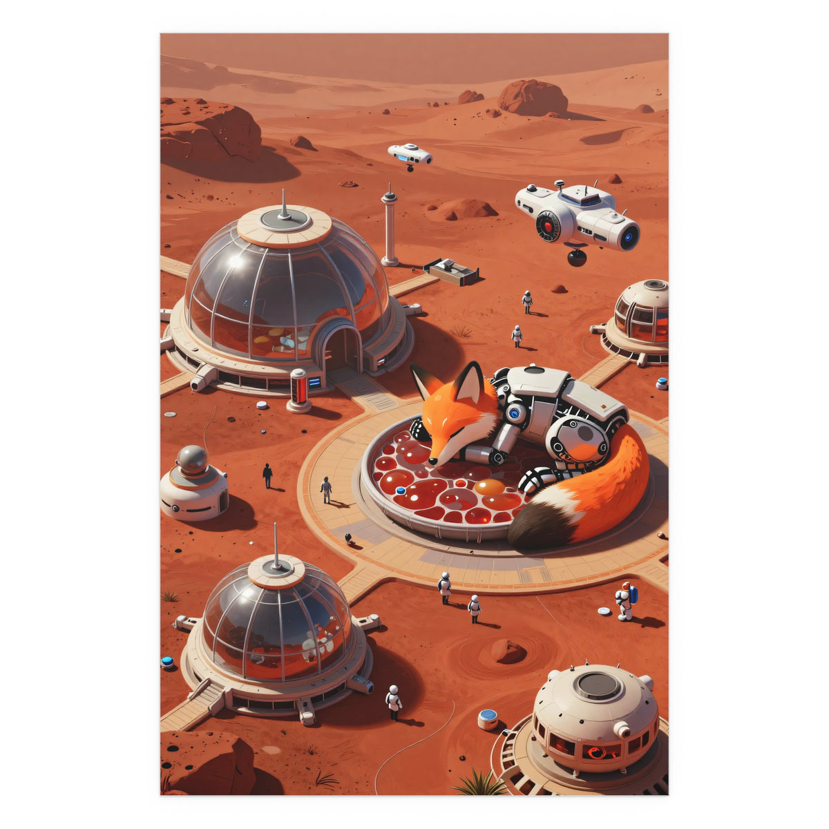 Cosmic Horizon Colonies