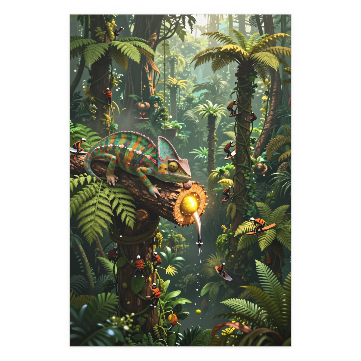 Vibrant Jungle Explorer