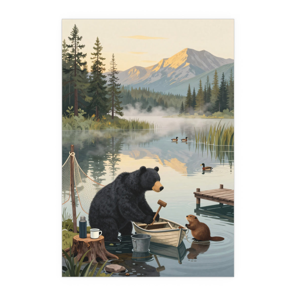 Mountain Lake Serenity