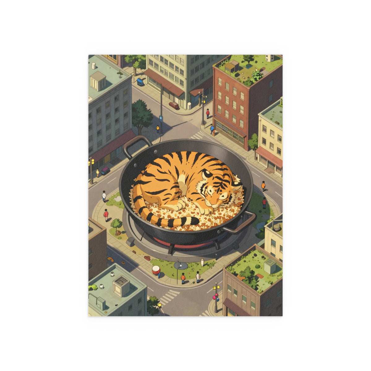 Urban Tiger's Fiery Slice