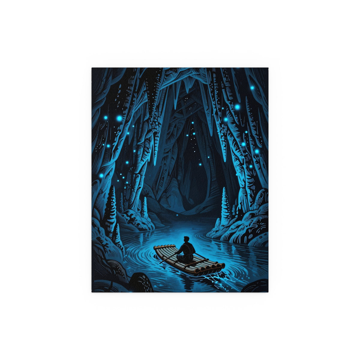 Midnight Serenity on Starry Waters
