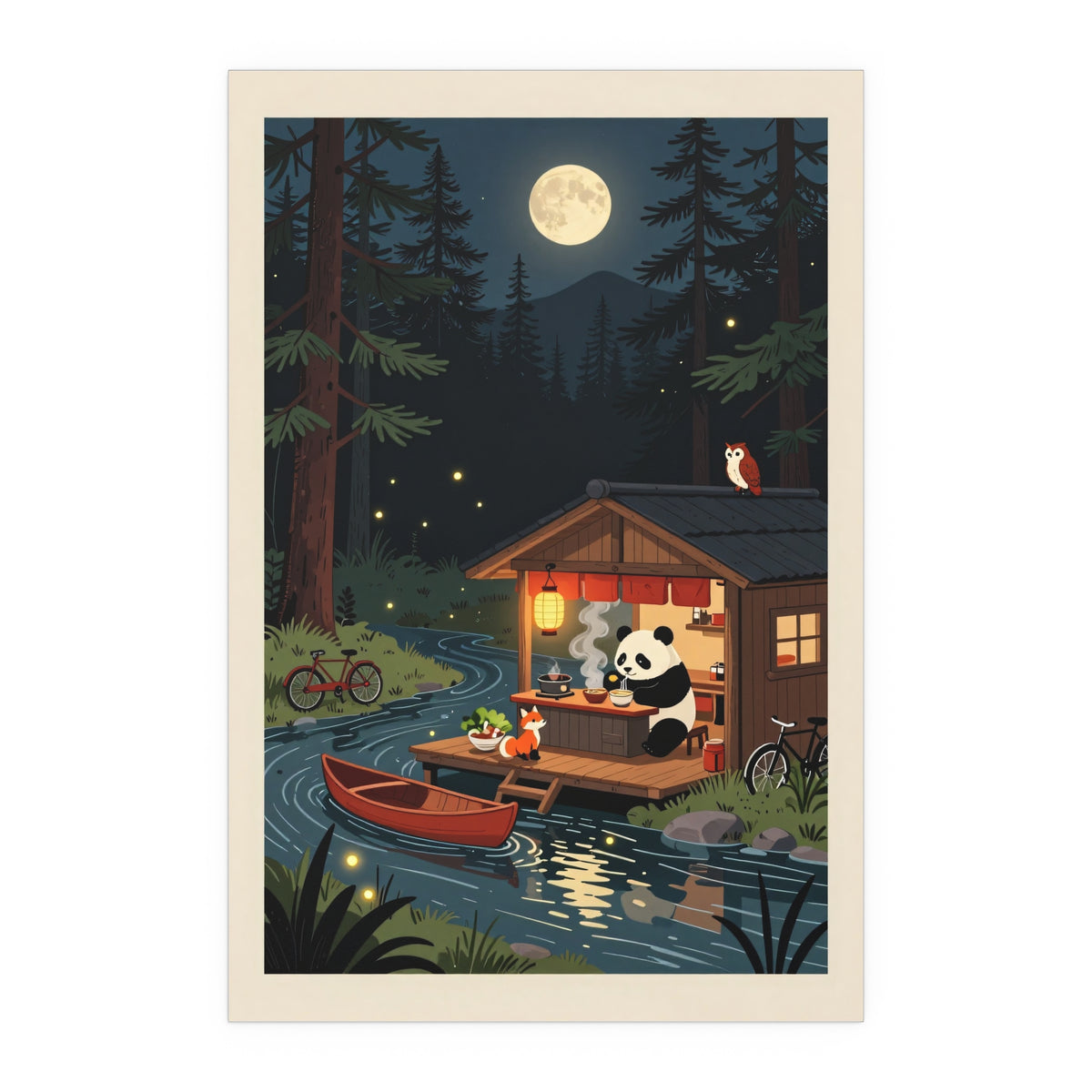 Starry Night Canoe Serenade