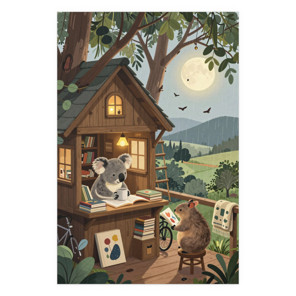 Moonlit Nocturnal Refuge