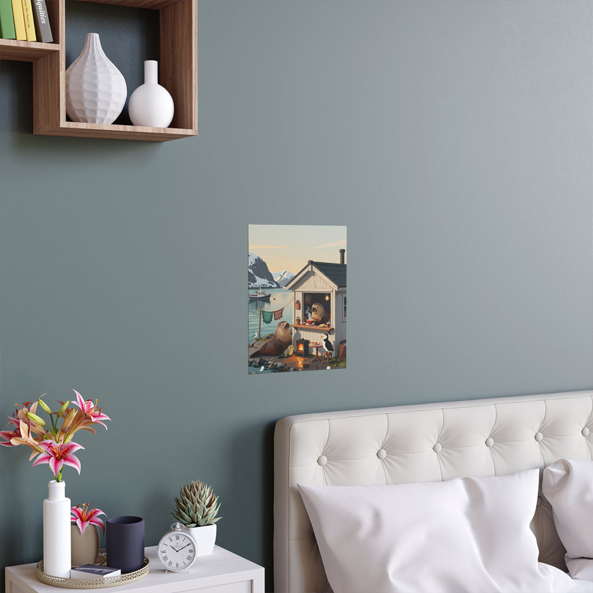 Winter's Whimsy at the Seaside Cottage