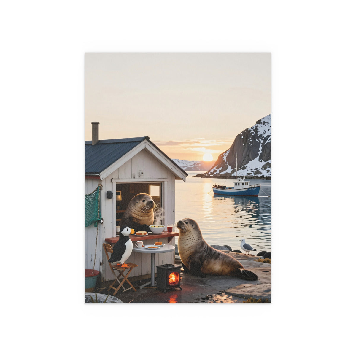 Sunset Sanctuary at the Seaside