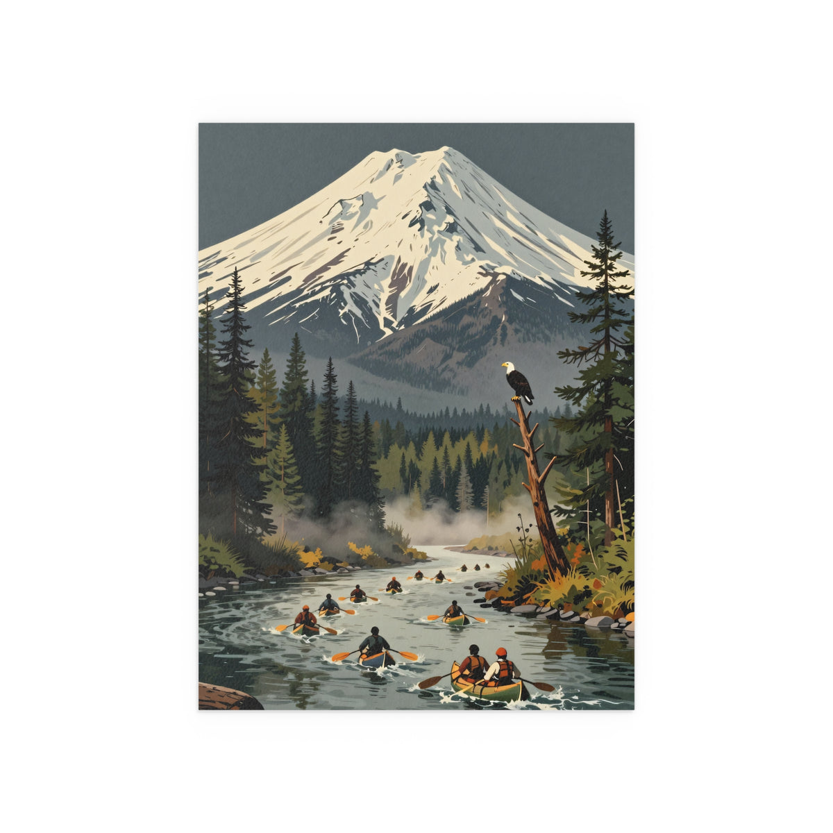 Kayak Through Twilight