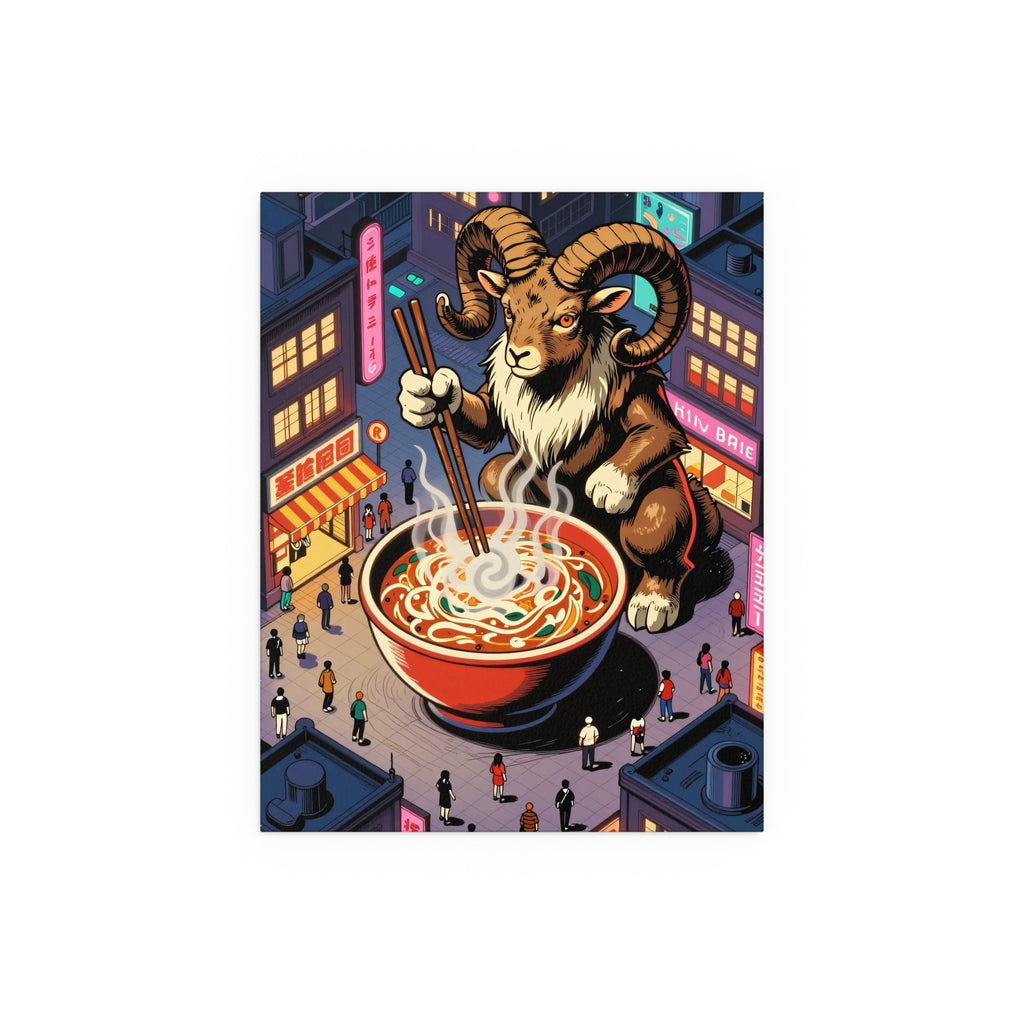 Neon Lantern Alleyway Ramen Cart