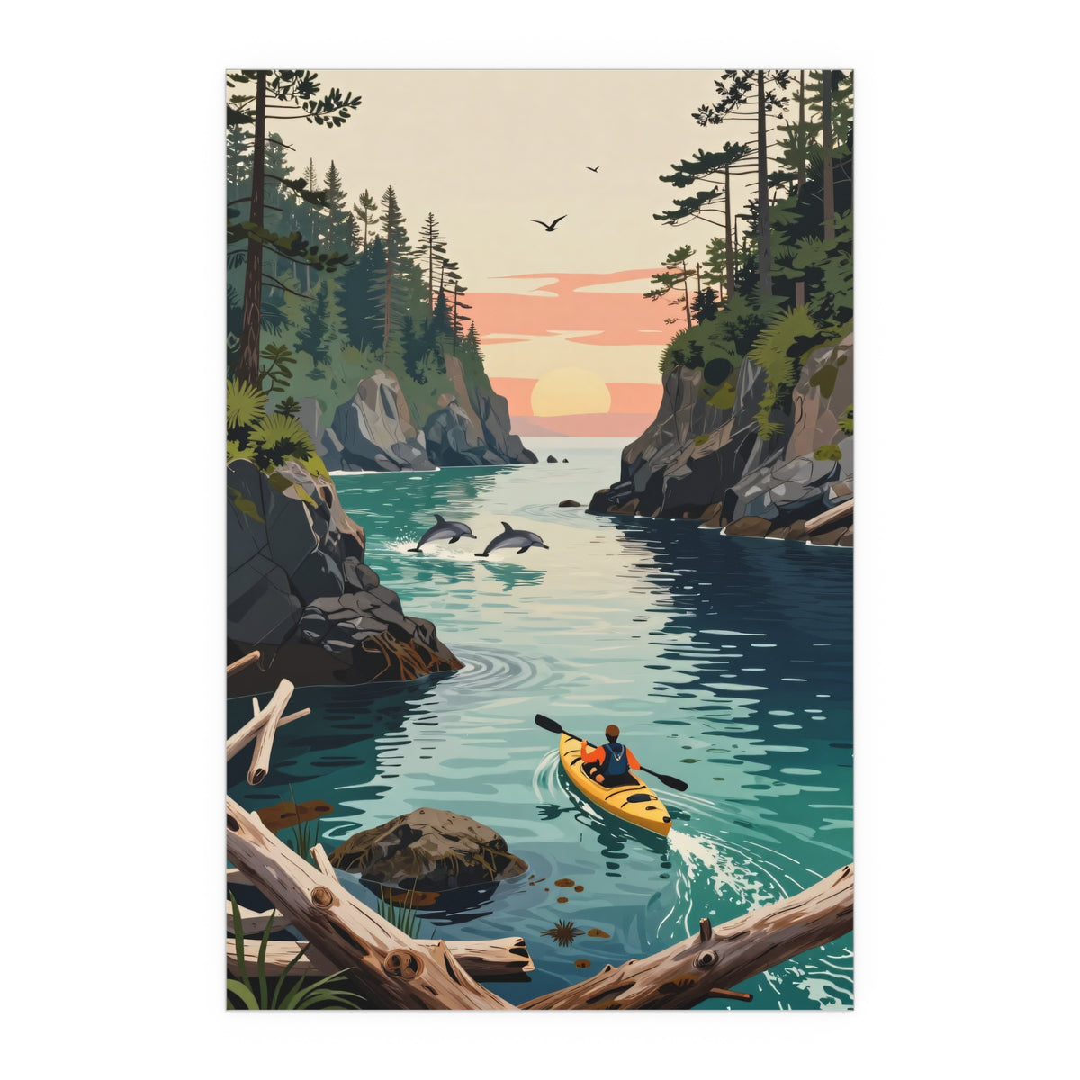 Rocky Shore Reflections