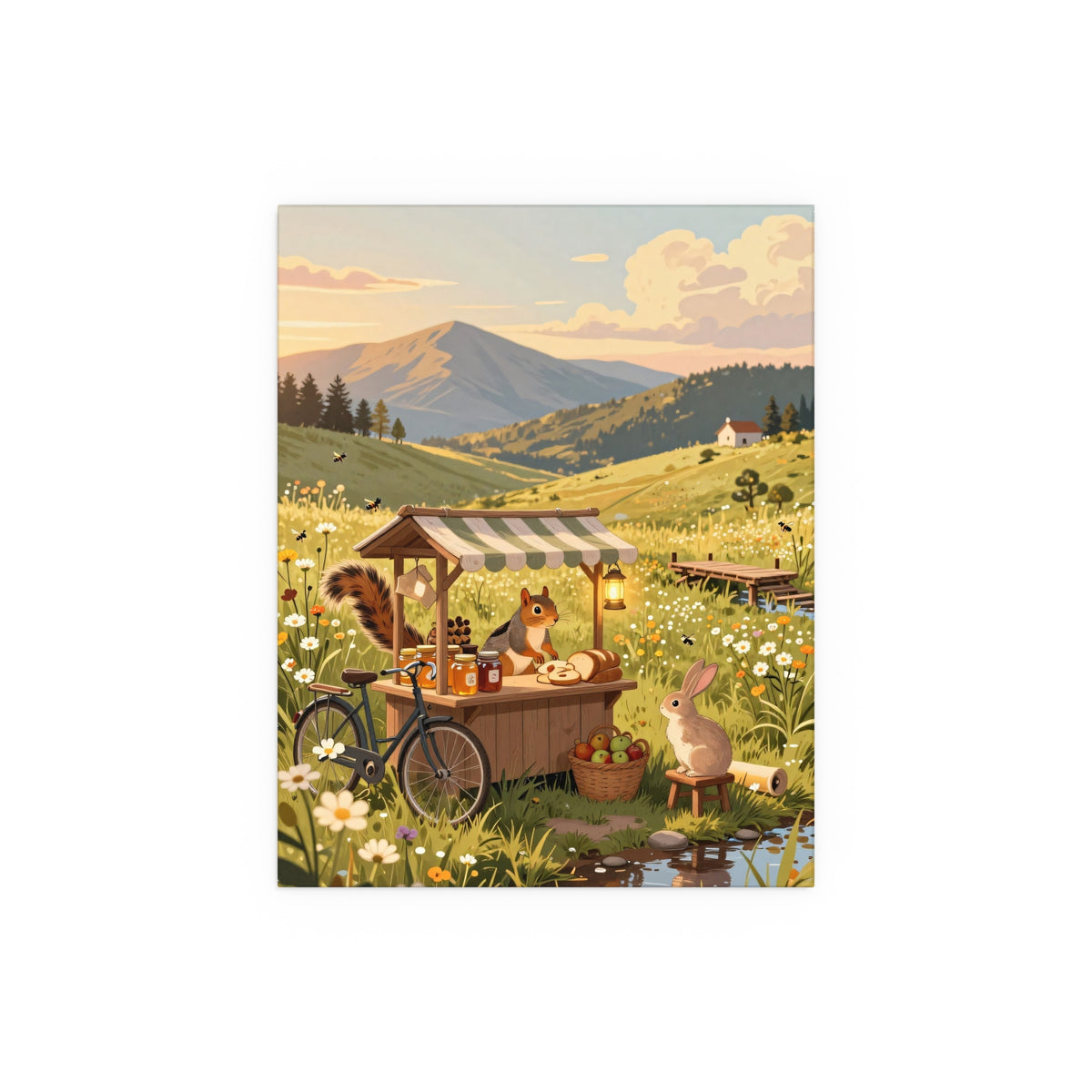 Sunset Serenade of Rural Life