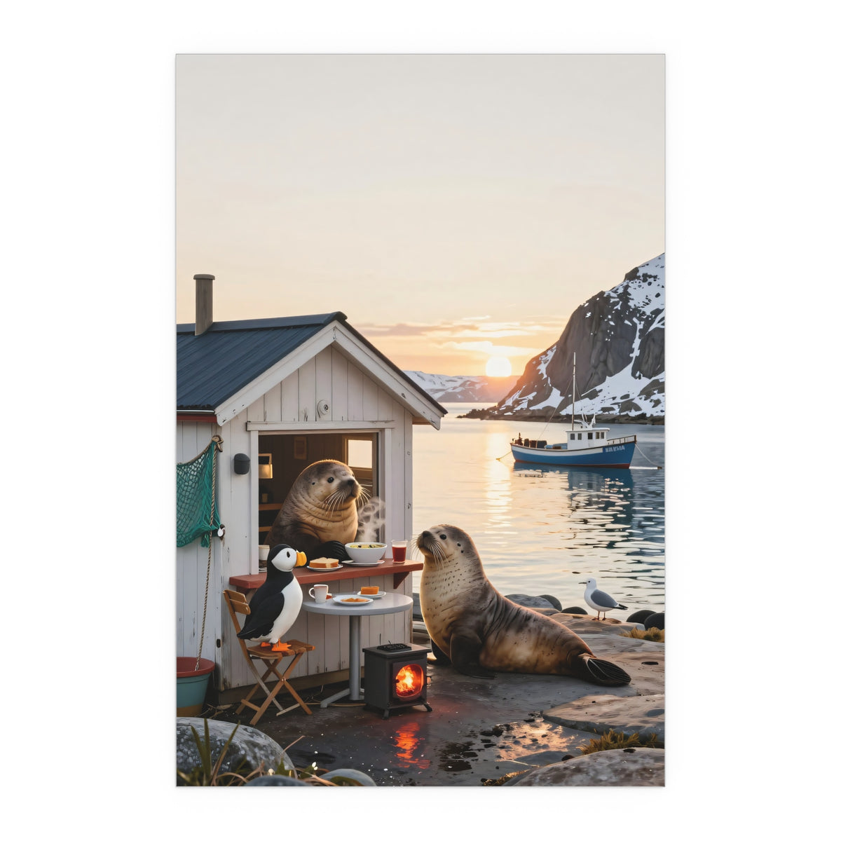 Sunset Sanctuary at the Seaside