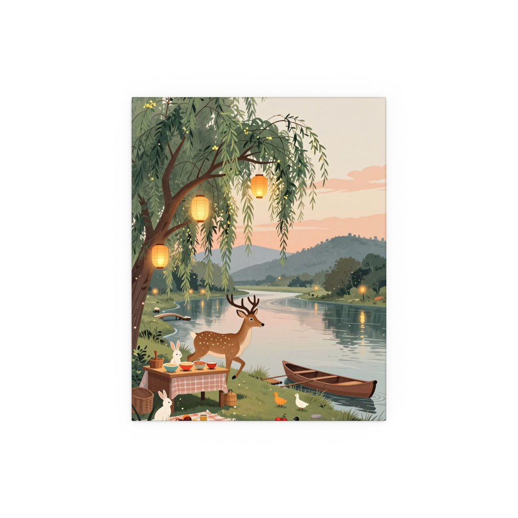 Forest Serenity by Sunset's Edge