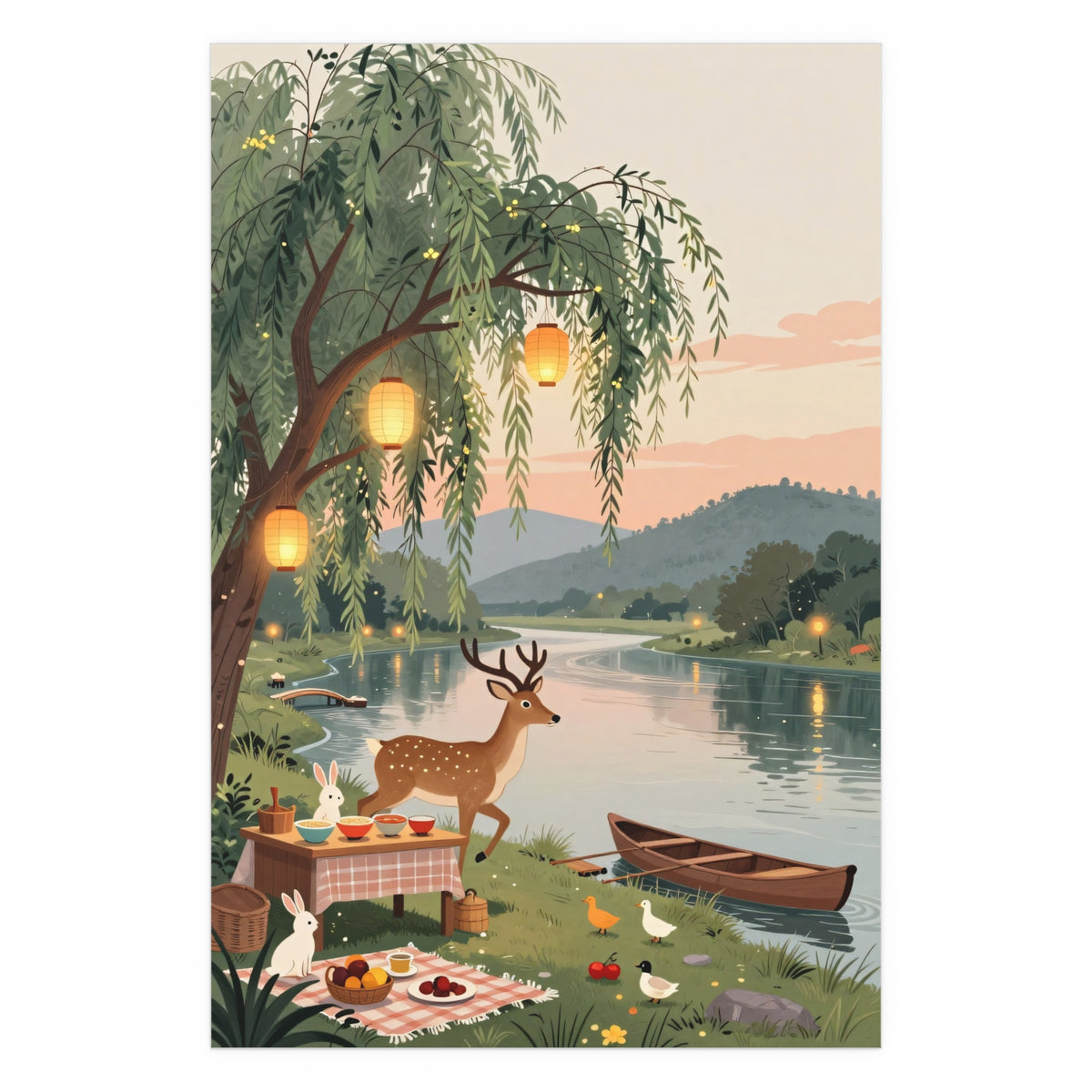 Forest Serenity by Sunset's Edge