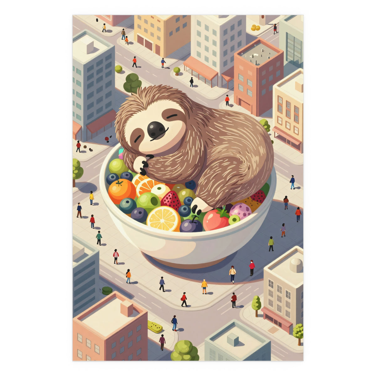 Sloth's Fruit Bowl Oasis