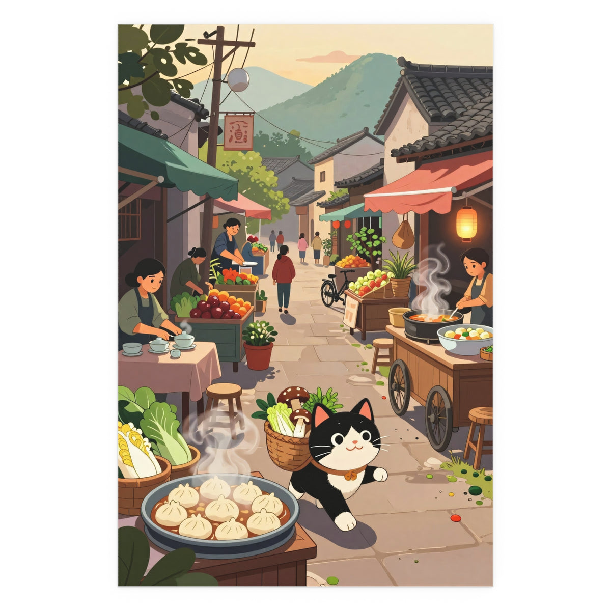 Street Serenade of the Eastern City