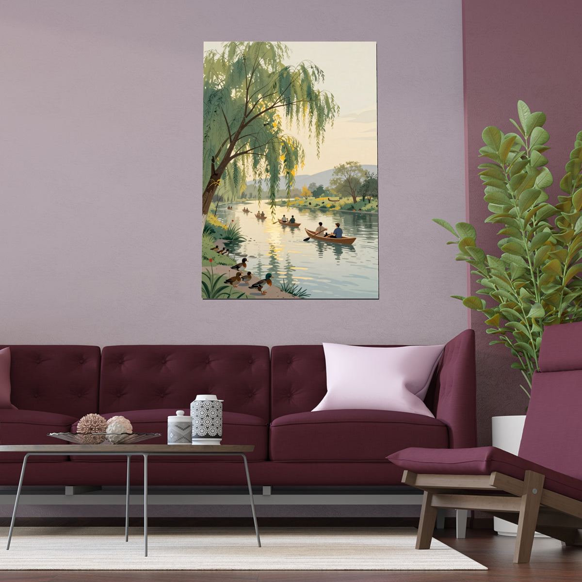 Serene Afternoon Riverbank