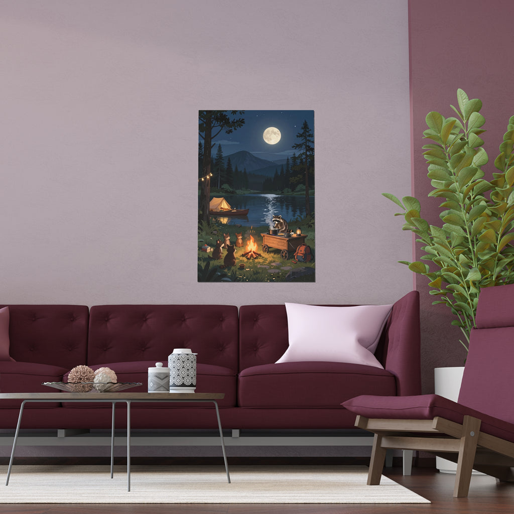 Moonlit Canoe Camp