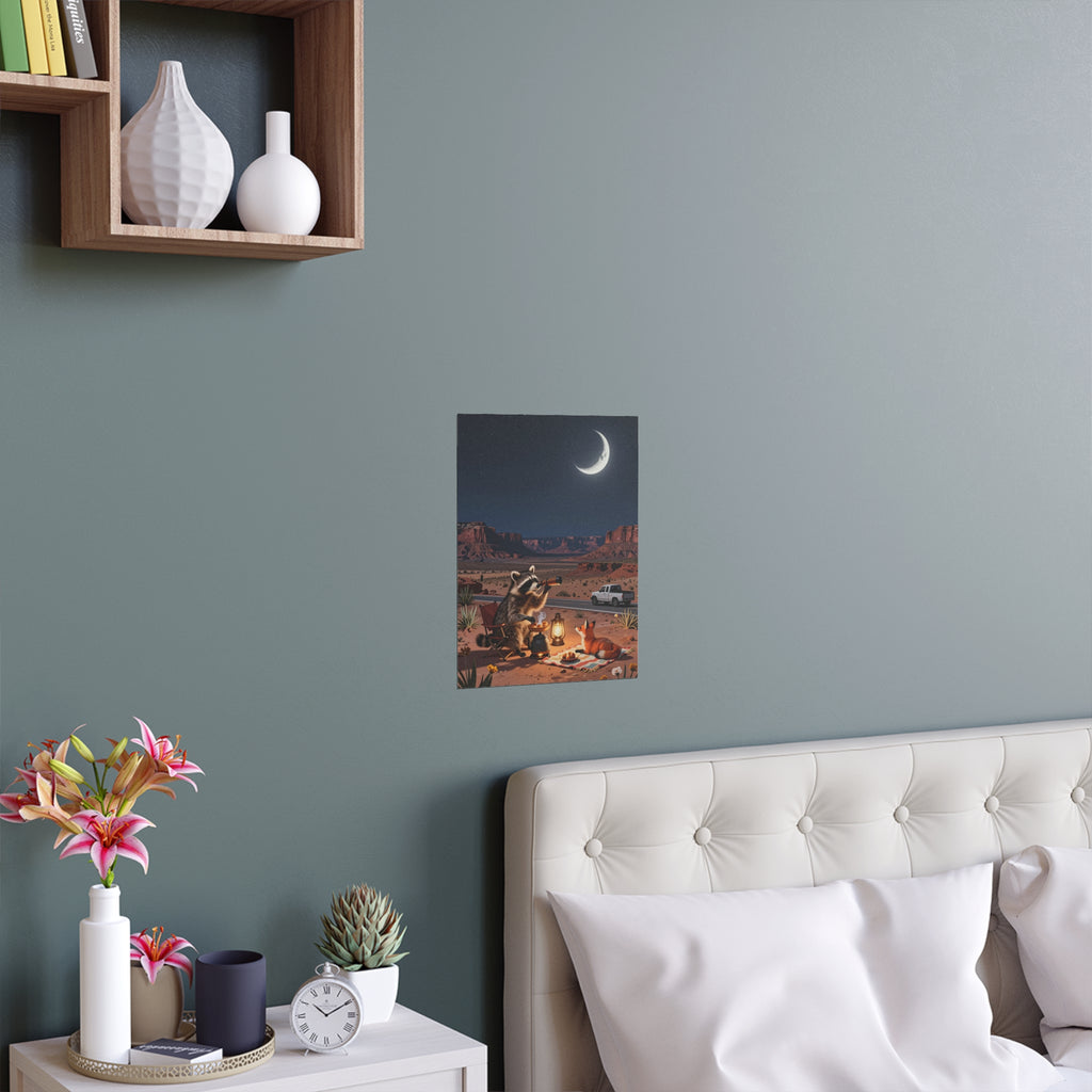 Moonlit Desert Oasis