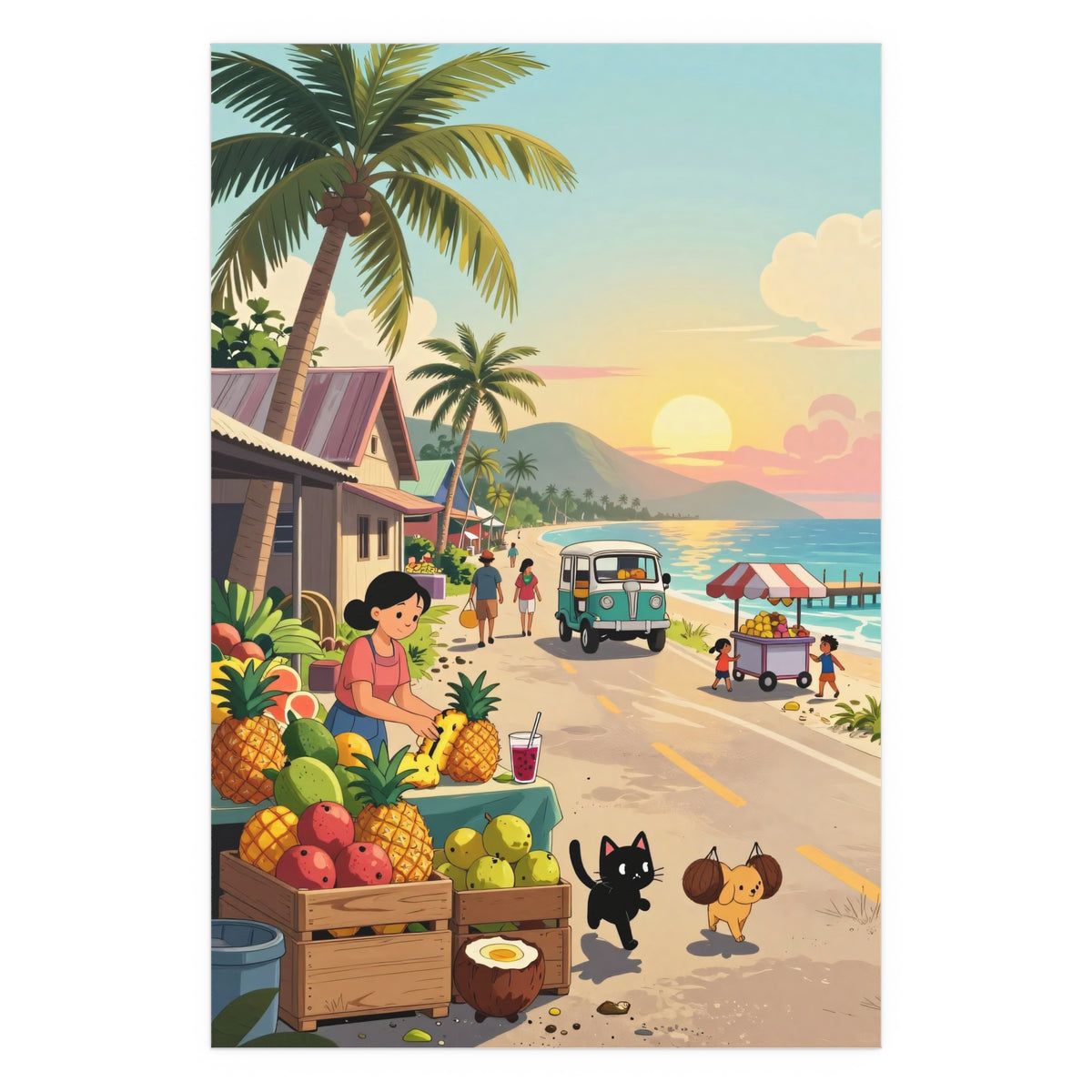 Sunset Serenade by the Beach