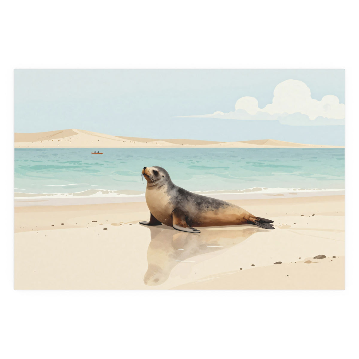 Seal's Gentle Descent