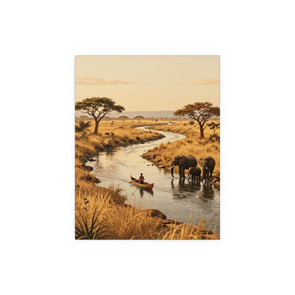 Sunset Serenade of the Savanna Giants