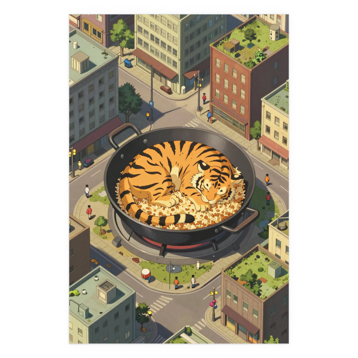 Urban Tiger's Fiery Slice