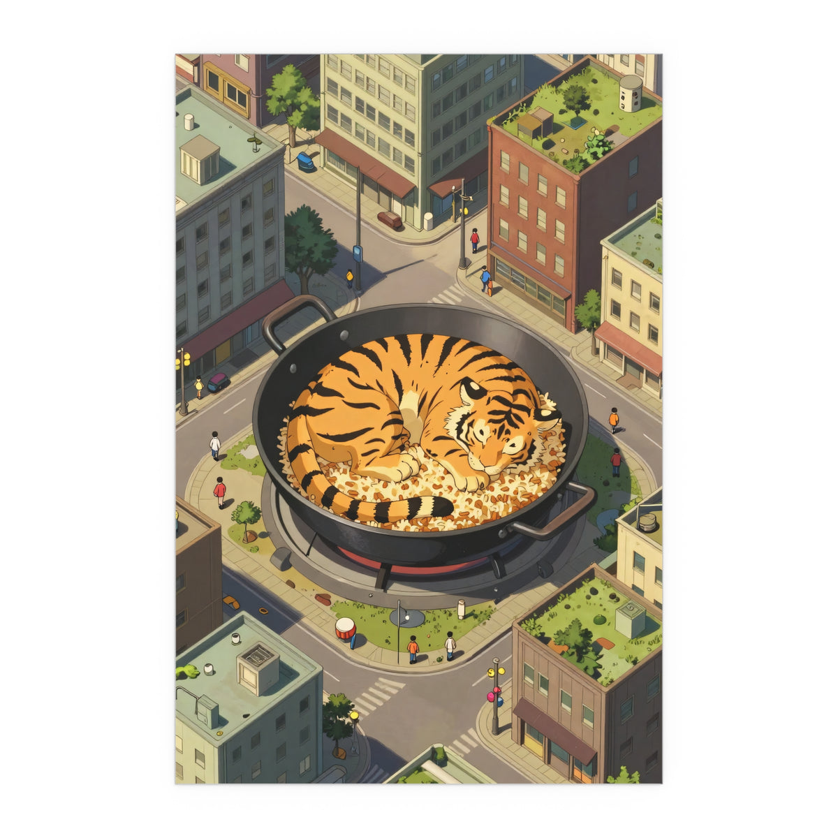Urban Tiger's Fiery Slice