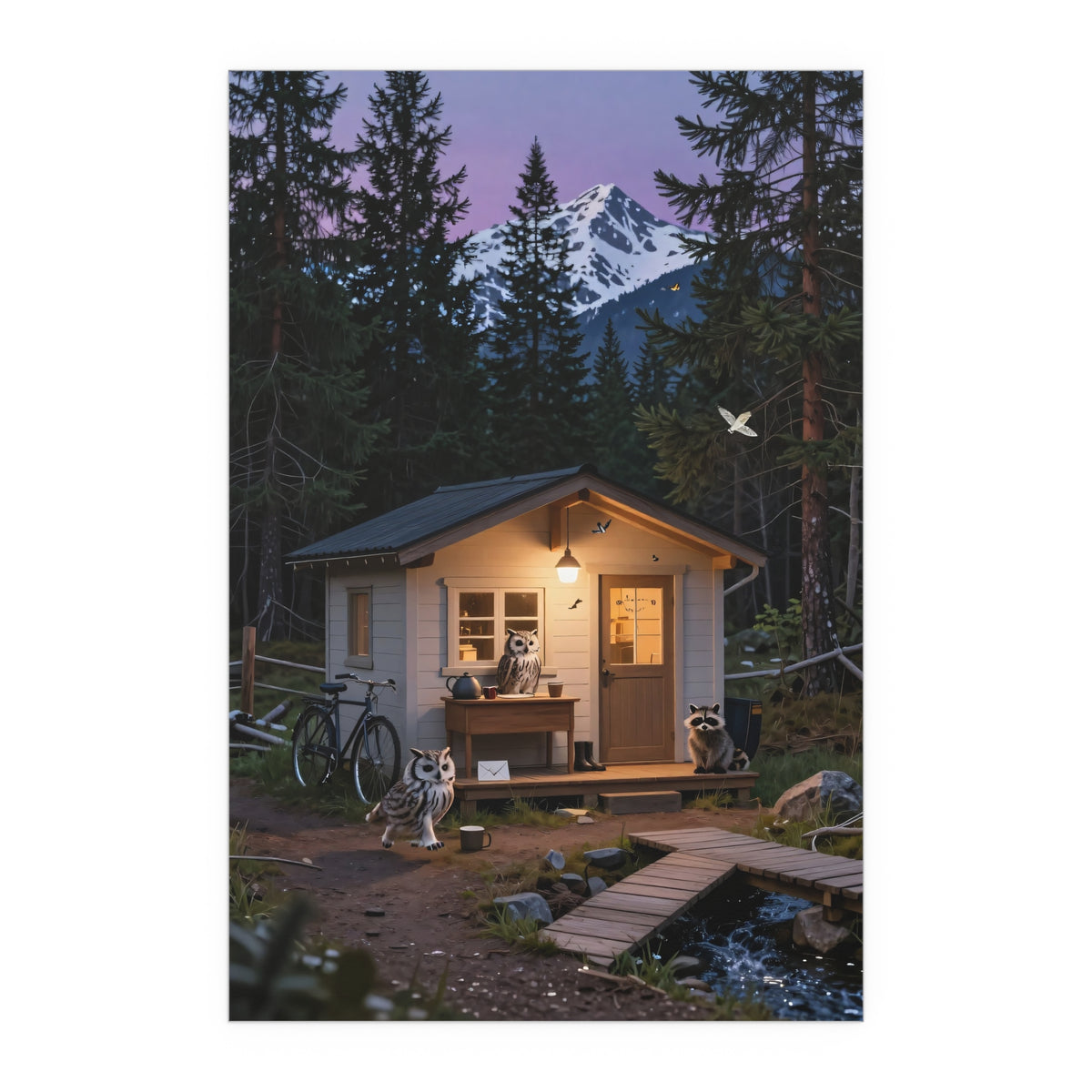 Whispering Pines at Dusk