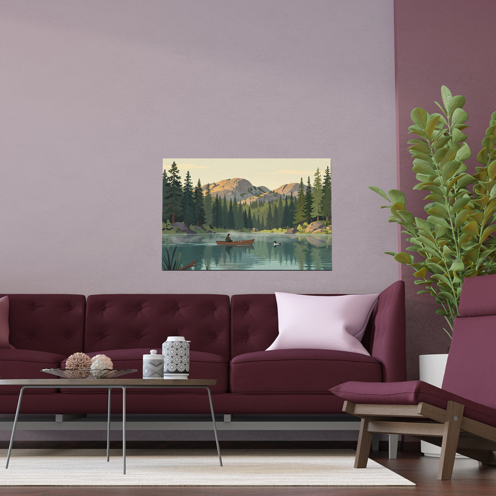 Serene Canoeist