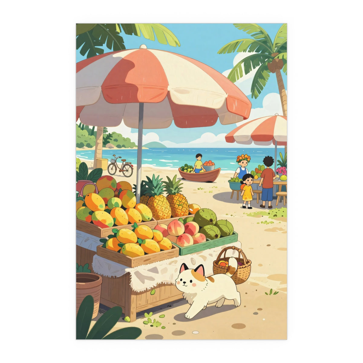 Island Oasis Market Scene