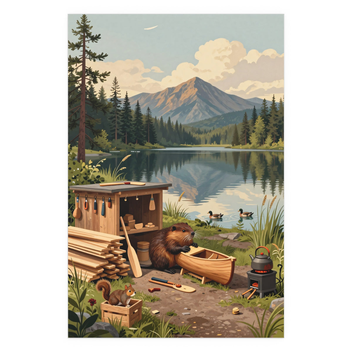 Serene Retreat at Dawn's Edge