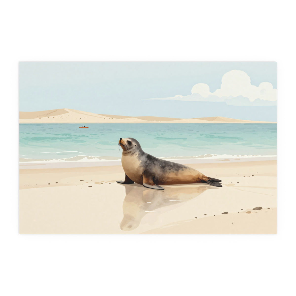 Seal's Gentle Descent