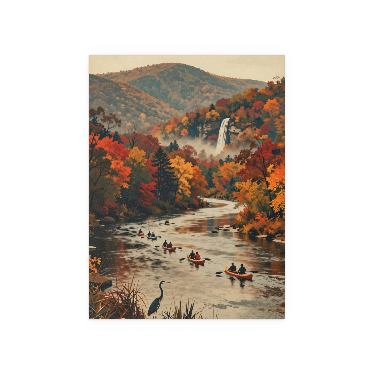 Autumn Serenity Falls