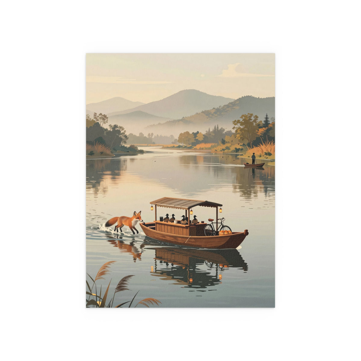 Serene River Reflections