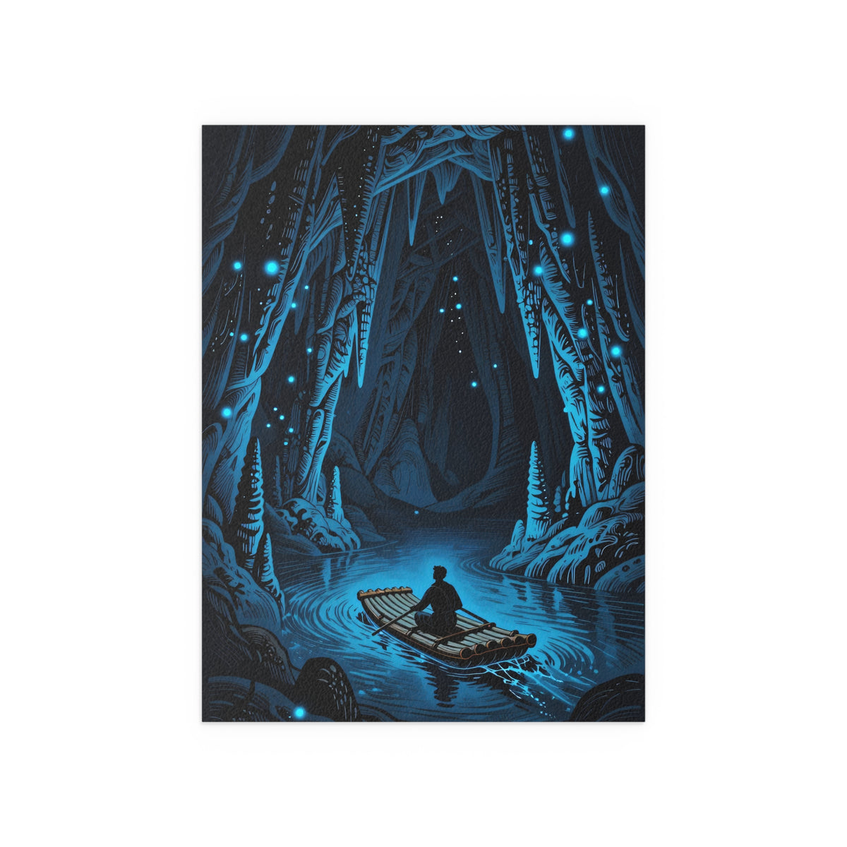 Midnight Serenity on Starry Waters