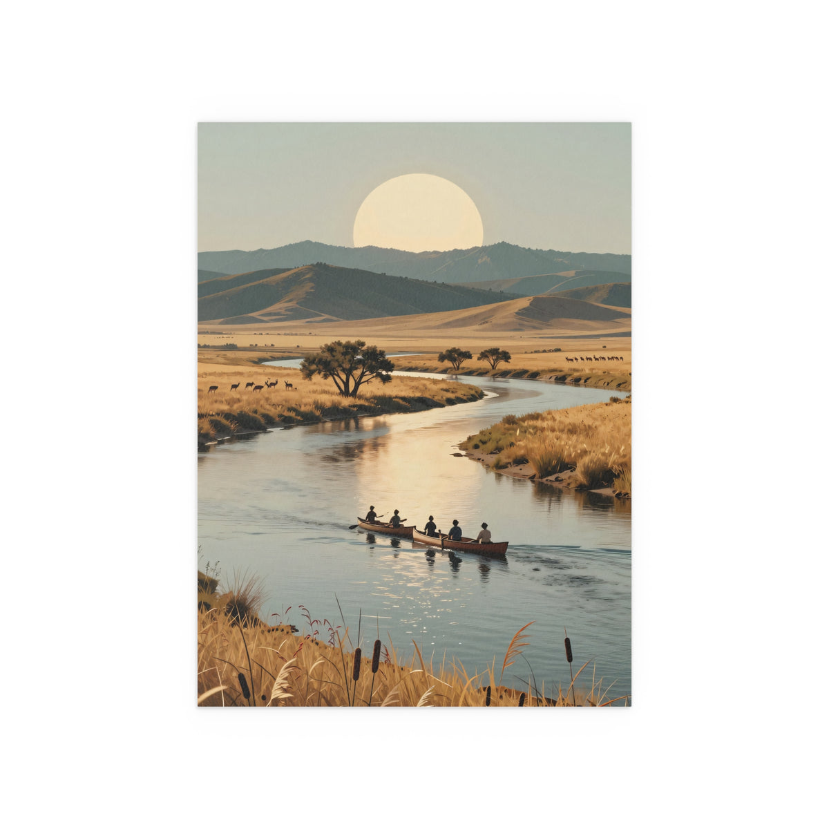 Serene Horizon Reflections