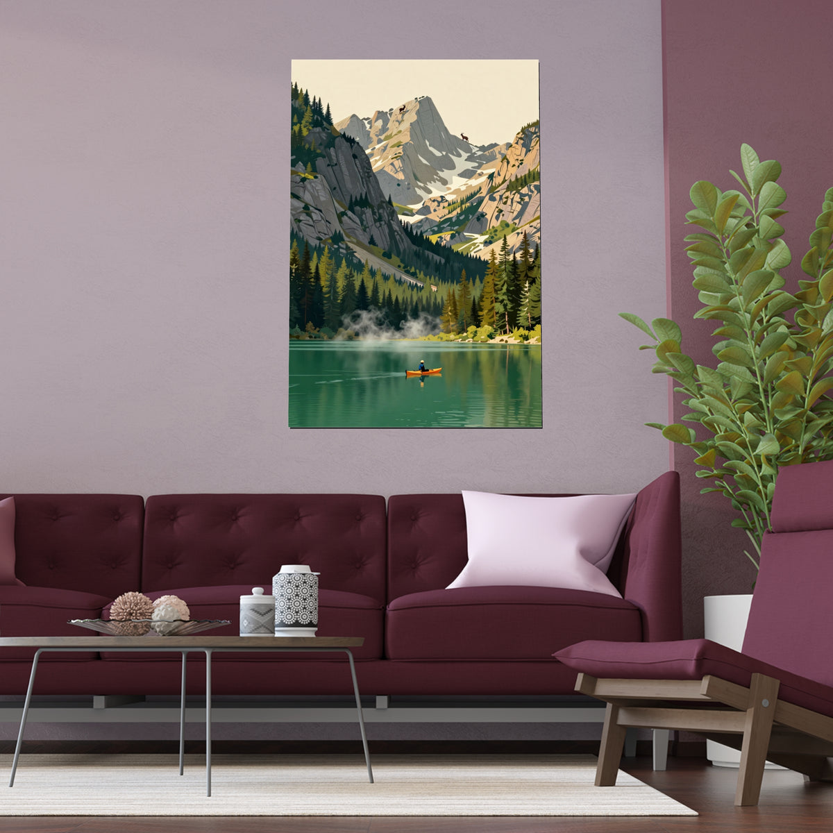 Serene Summit Reflections