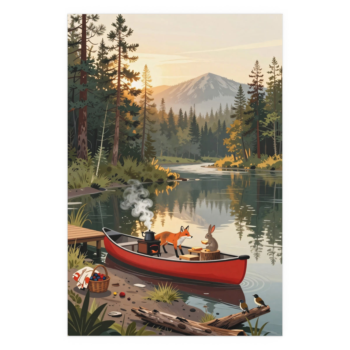 Sunset Serenity on the Lake