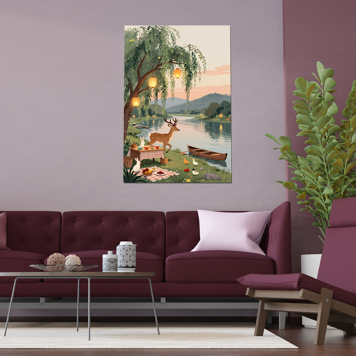 Forest Serenity by Sunset's Edge