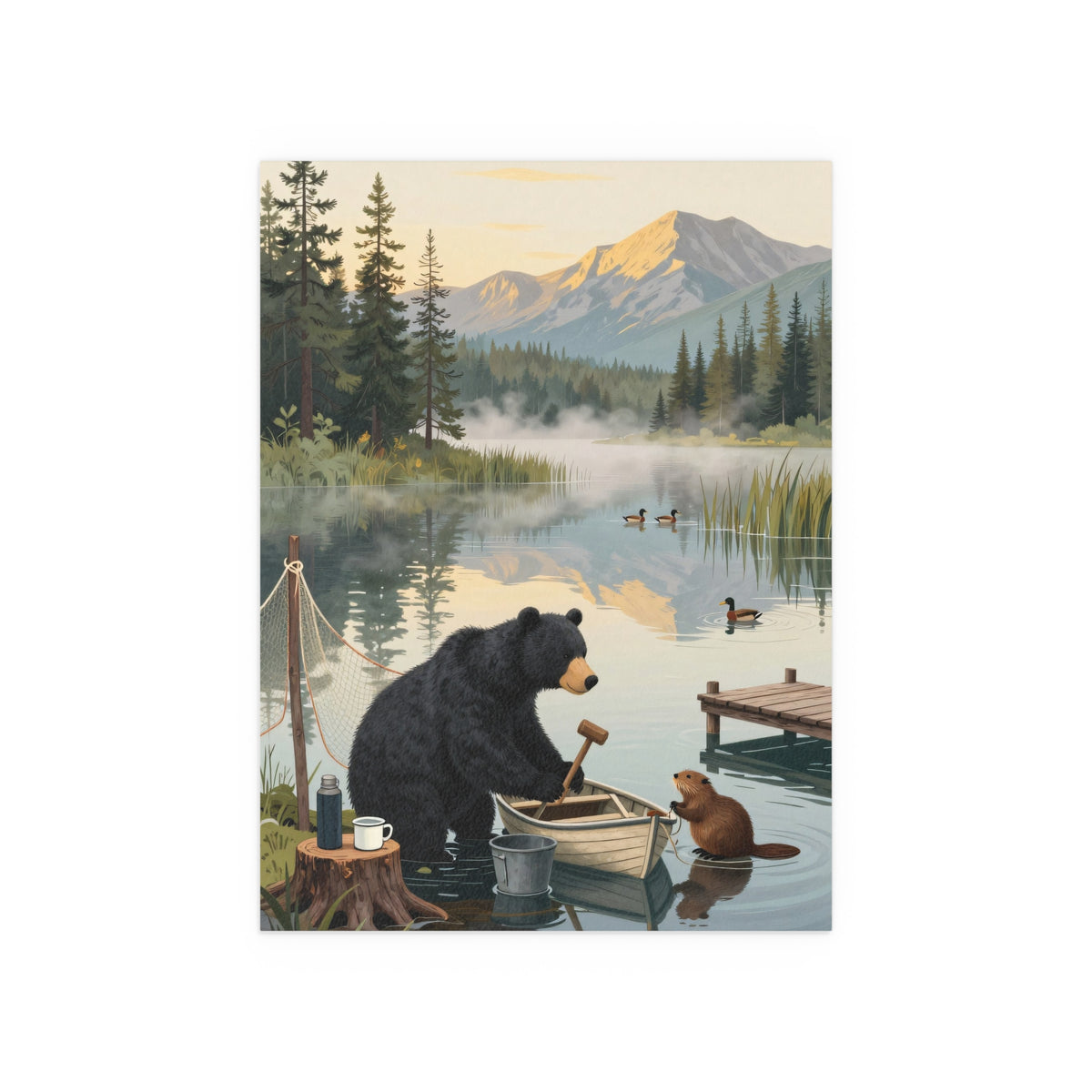 Mountain Lake Serenity