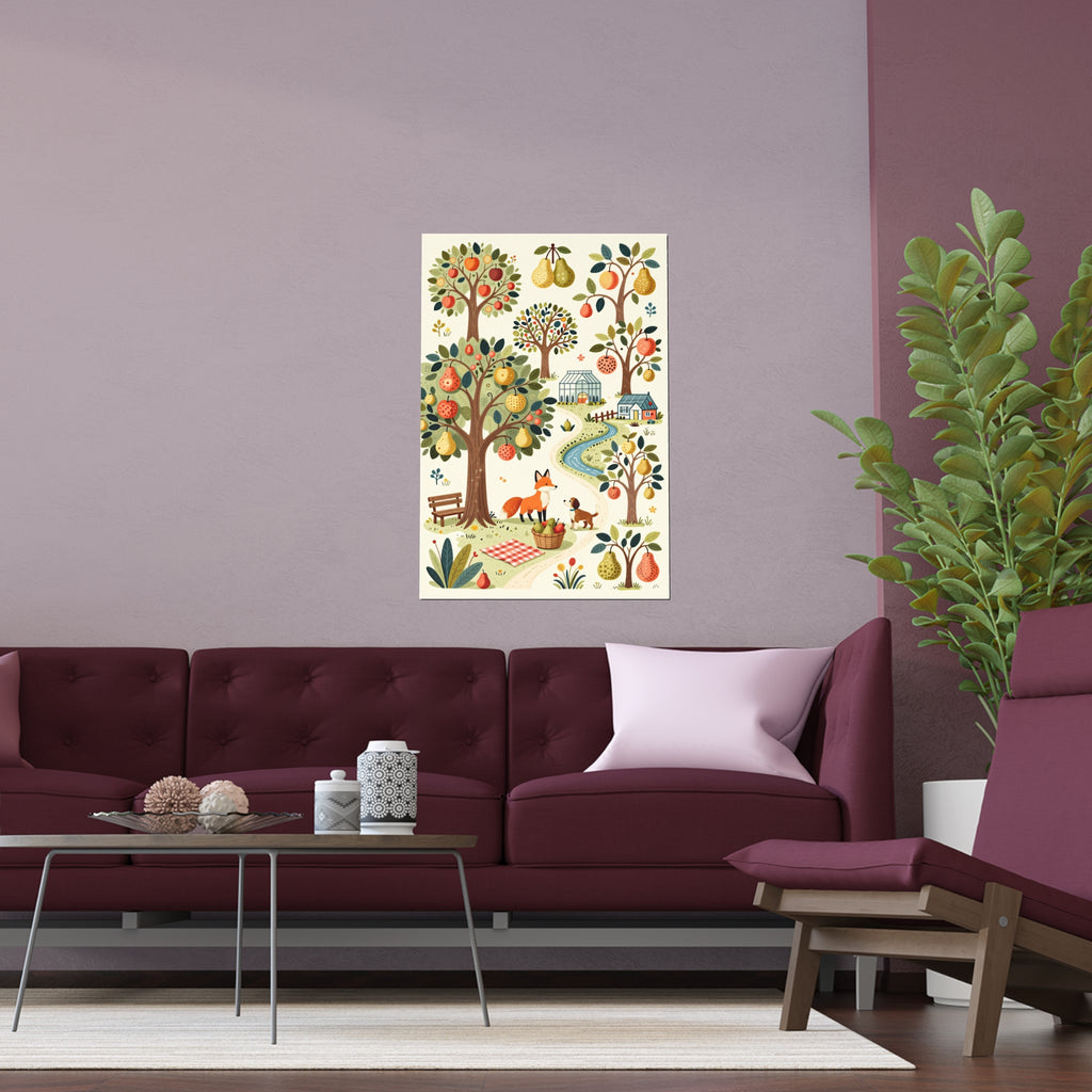 Vibrant Orchard Oasis