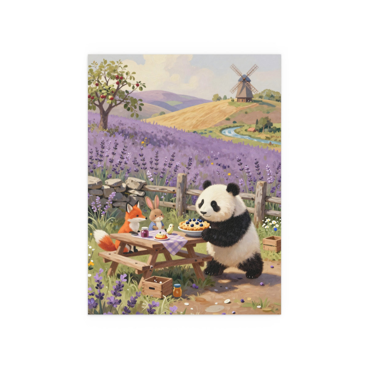 Serene Countryside Picnic
