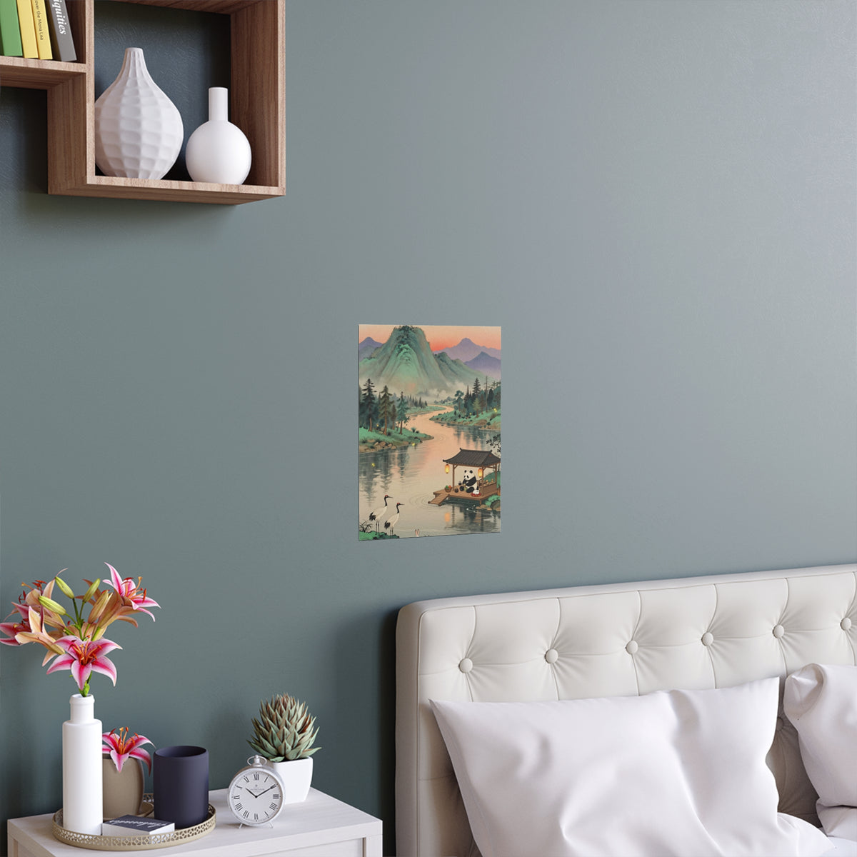 Serene Oriental Waterscape
