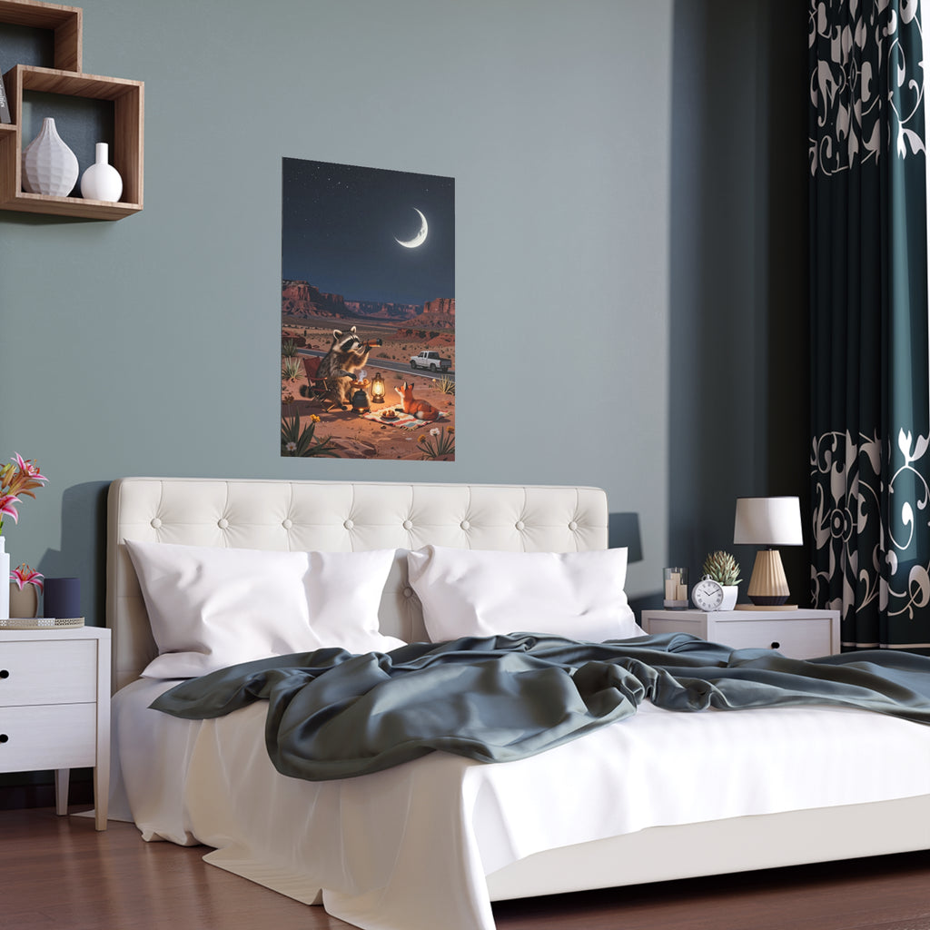 Moonlit Desert Oasis