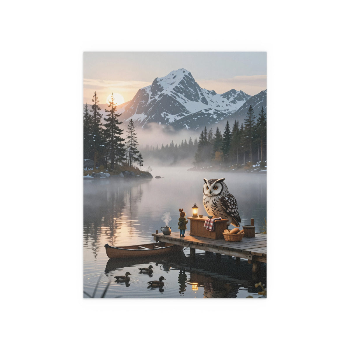 Serene Lake Awakening