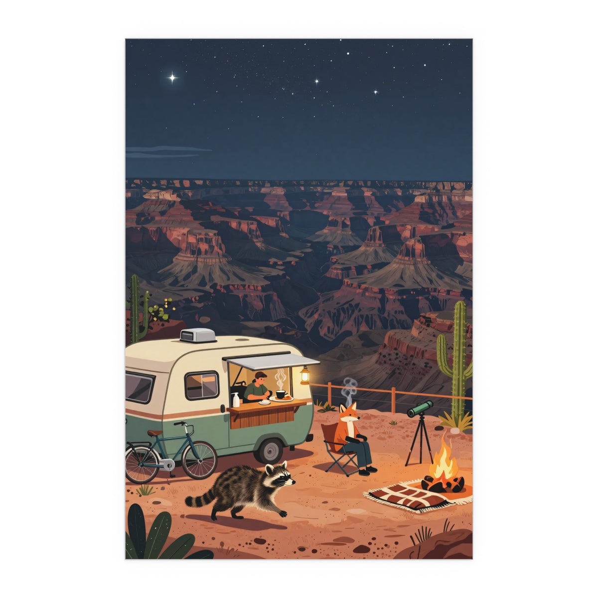 Desert Dreams Under Starry Skies